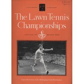 WIMBLEDON CHAMPIONSHIPS 1951 (DAY 9) TENNIS PROGRAMME