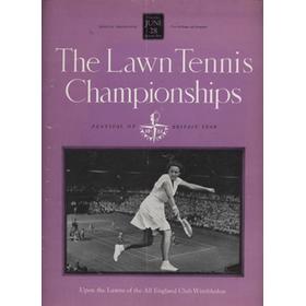 WIMBLEDON CHAMPIONSHIPS 1951 (DAY 4) TENNIS PROGRAMME