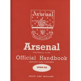 ARSENAL FOOTBALL CLUB 1960-61 OFFICIAL HANDBOOK
