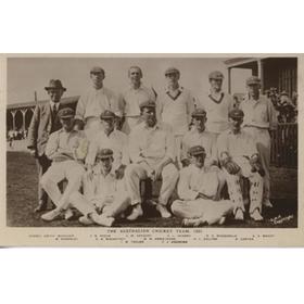AUSTRALIA 1921 CRICKET POSTCARD