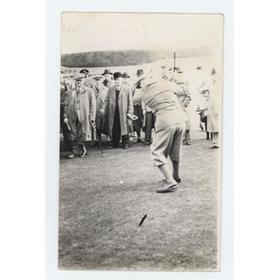 HARRY VARDON 1911 GOLF POSTCARD