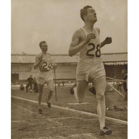 LEN EYRE 1950 (BRITISH GAMES) ATHLETICS PHOTOGRAPH
