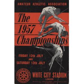 AMATEUR ATHLETIC ASSOCIATION - THE 1957 CHAMPIONSHIPS