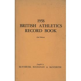 1958 BRITISH ATHLETICS RECORD BOOK