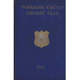 YORKSHIRE COUNTY CRICKET CLUB 1912 [ANNUAL]