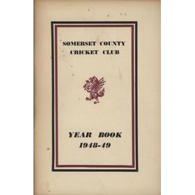 SOMERSET COUNTY CRICKET CLUB YEARBOOK 1948-49