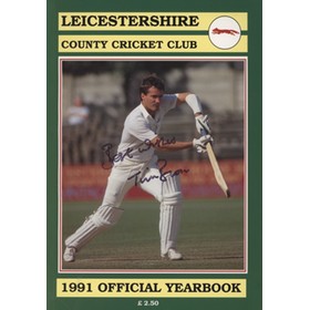 LEICESTERSHIRE COUNTY CRICKET CLUB 1991 YEAR BOOK
