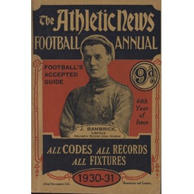 ATHLETIC NEWS FOOTBALL ANNUAL 1930-31