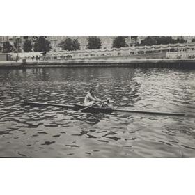 EVERARD BUTLER (CANADA) 1912 OLYMPIC SCULLING POSTCARD 