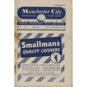 MANCHESTER CITY V BIRMINGHAM CITY 1950 FOOTBALL PROGRAMME