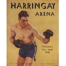 EDDIE PHILLIPS V BEN FOORD 1938 BOXING PROGRAMME