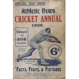 ATHLETIC NEWS CRICKET ANNUAL 1926