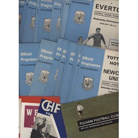 TOTTENHAM HOTSPUR 1967-68 FOOTBALL PROGRAMMES (FULL SET OF HOME MATCHES)