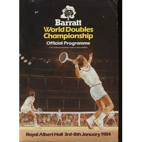 BARRATT WORLD DOUBLES TENNIS CHAMPIONSHIP 1984 PROGRAMME