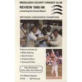 MIDDLESEX COUNTY CRICKET CLUB ANNUAL REVIEW 1985/86