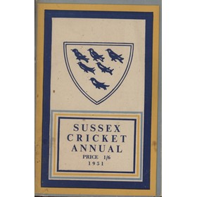 OFFICIAL SUSSEX CRICKET HANDBOOK 1951
