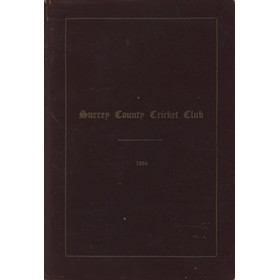 SURREY COUNTY CRICKET CLUB 1934 [HANDBOOK]
