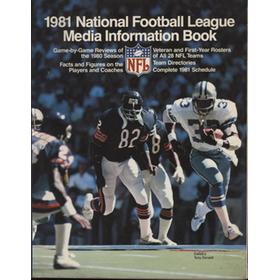 NATIONAL FOOTBALL LEAGUE 1981 MEDIA INFORMATION BOOK