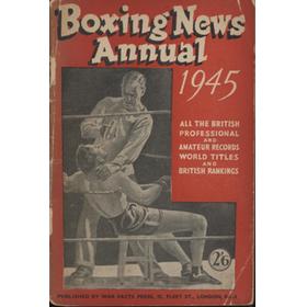 BOXING NEWS ANNUAL 1945