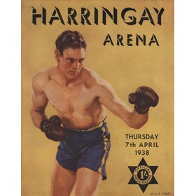 JOCK MCAVOY V LEN HARVEY 1938 BOXING PROGRAMME