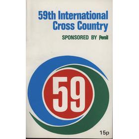 59TH INTERNATIONAL CROSS COUNTRY 1972