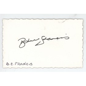 BRUCE FRANCIS (AUSTRALIA) CRICKET AUTOGRAPH