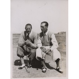 AUBREY BOOMER & AUGUSTE BOYER 1933 (OPEN GOLF CHAMPIONSHIP, ST. ANDREWS) GOLF PHOTOGRAPH