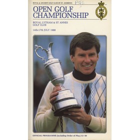 OPEN GOLF CHAMPIONSHIP 1988 (ROYAL LYTHAM & ST. ANNES) PROGRAMME