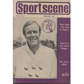 SPORTSCENE VOL.I NO.3 - FEBRUARY 1977 (ENGLAND TOUR OF SRI LANKA)