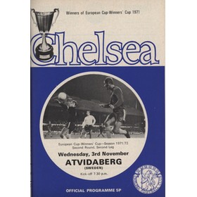 CHELSEA 1971-72 BOUND SET OF HOME FOOTBALL PROGRAMMES