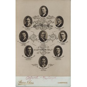 CAMBRIDGE UNIVERSITY CREW 1923 CABINET PHOTOGRAPH