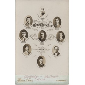 CAMBRIDGE UNIVERSITY CREW 1924 CABINET PHOTOGRAPH