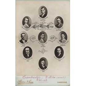 CAMBRIDGE UNIVERSITY CREW 1925 CABINET PHOTOGRAPH