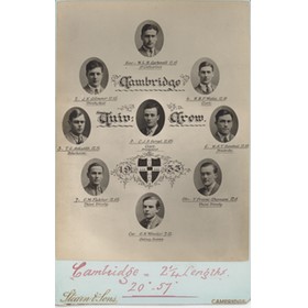 CAMBRIDGE UNIVERSITY CREW 1933 CABINET PHOTOGRAPH