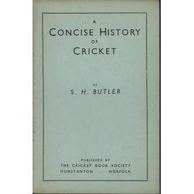 A CONCISE HISTORY OF CRICKET