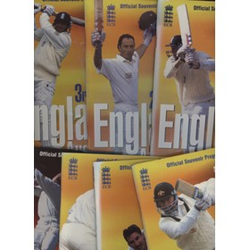 ENGLAND V AUSTRALIA 1997 CRICKET PROGRAMMES - SET OF 7