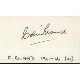 COLIN BLAND (SOUTH AFRICA) CRICKET AUTOGRAPH
