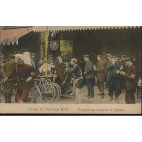 EMILE GEORGET 1910 (TOUR DE FRANCE) CYCLING POSTCARD
