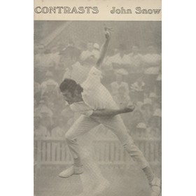 CONTRASTS. POEMS BY JOHN SNOW