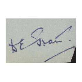 DEREK PRATT (SURREY) CRICKET AUTOGRAPH