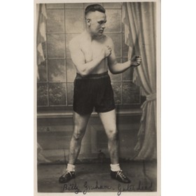 BILLY GRAHAM (GATESHEAD) SIGNED BOXING PHOTOGRAPH