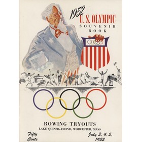1952 U.S. OLYMPIC SOUVENIR BOOK - ROWING TRYOUTS