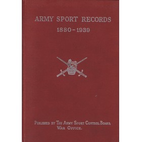 ARMY SPORT RECORDS 1880-1939