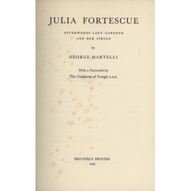 JULIA FORTESCUE AND HER CIRCLE