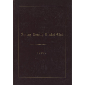 SURREY COUNTY CRICKET CLUB 1907 [HANDBOOK]
