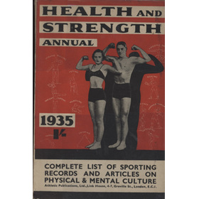 HEALTH AND STRENGTH ANNUAL 1935