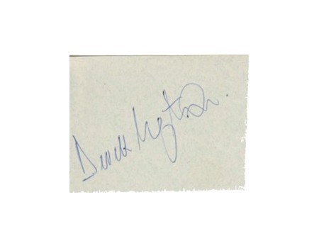 DEREK UFTON CRICKET AUTOGRAPH
