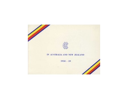 ENGLAND 1958-59 CRICKET TOUR - OFFICIAL CHRISTMAS CARD