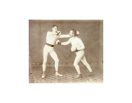 SALLE JULIEN LECLERC (PARIS) 1890S BOXING PHOTOGRAPH