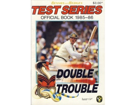DOUBLE TROUBLE: BENSON AND HEDGES TEST SERIES, OFFICIAL BOOK 1985-1986